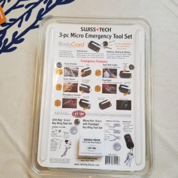 Swiss Tech 3 piece micro emergency tool set - Picture 2 of 2